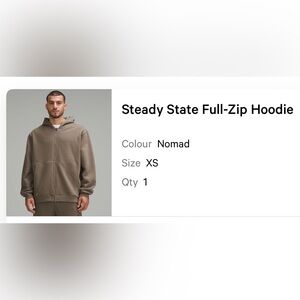Lululemon Steady State in Nomad Men's Hoodie